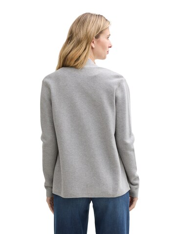 TOM TAILOR Knit Cardigan in Grey