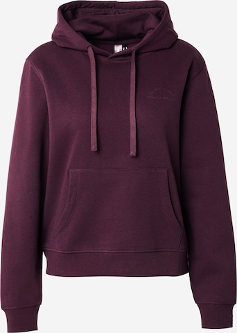 ONLY PLAY Urheilullinen collegepaita 'ONPJONI' värissä lila: etupuoli