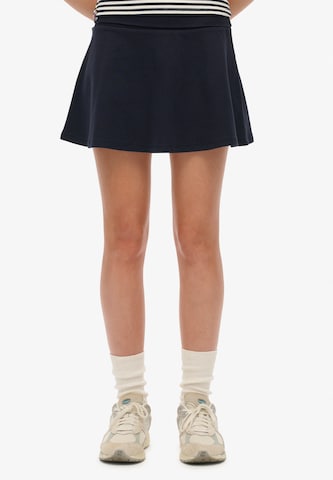 Jupe 'Athletic Essentials' Superdry en bleu : devant