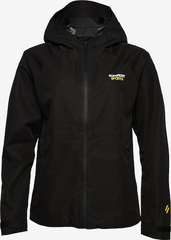 Superdry Athletic Jacket in Black: front