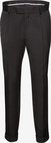 BOSS Regular Pleated Pants 'Pepe' in Black: front