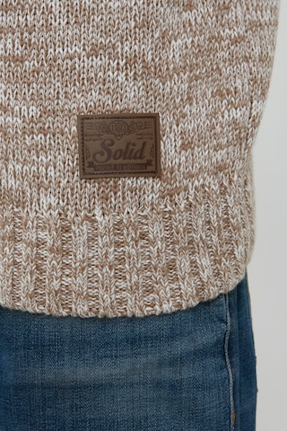 !Solid Sweater 'Philostrate' in Beige