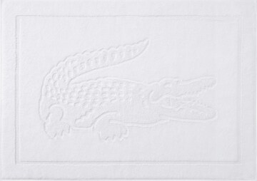 Tapis de bain LACOSTE en blanc : devant