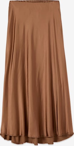 Jupe oltre en marron : devant
