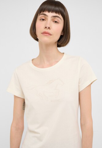 MUSTANG Shirt 'Loa' in Weiß