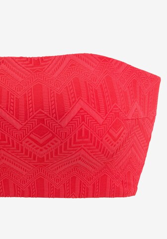 BUFFALO Bandeau Bikinitop in Rot