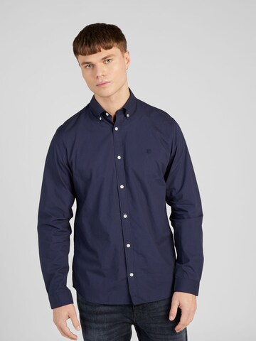 JACK & JONES Regular fit Button Up Shirt in Blue: front