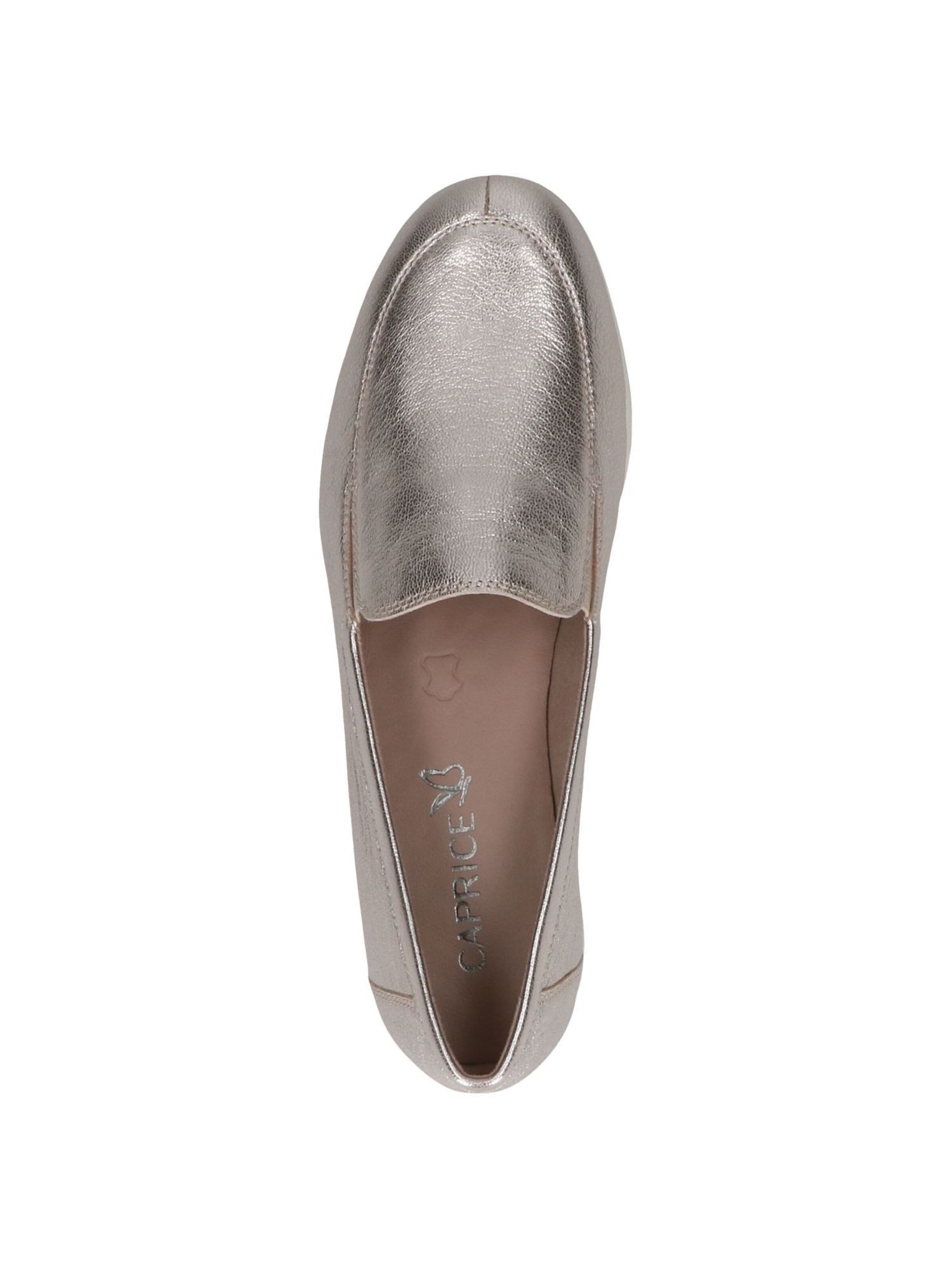 CAPRICE Classic Flats in Silver