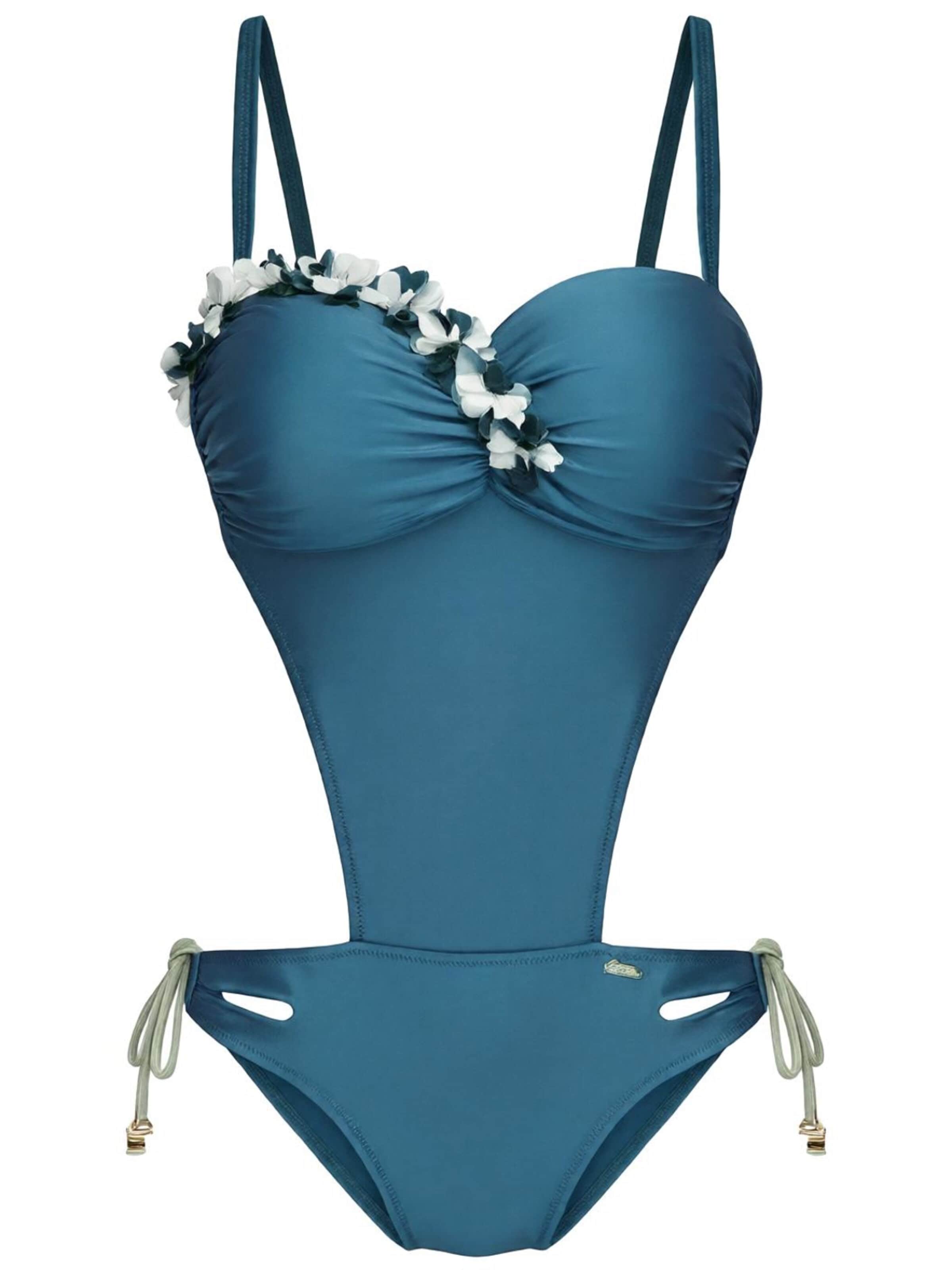 Marko Push-up Strój kąpielowy 'Evelyn M-530 (7)' w kolorze zielony: przód