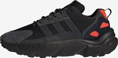 ADIDAS ORIGINALS Ниски маратонки 'ZX 22' в сиво / оранжево / черно, Преглед на продукта