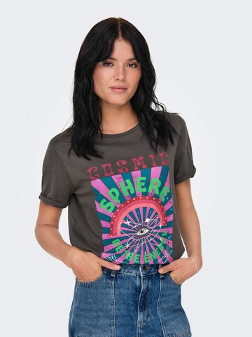 ONLY T-Shirt in Grau