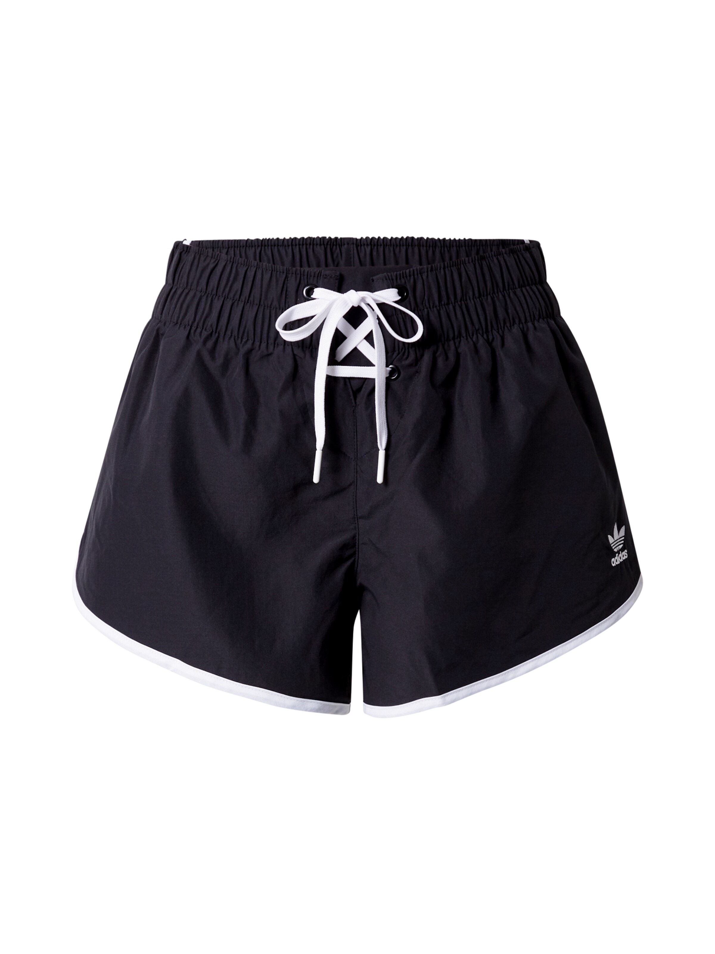 ADIDAS ORIGINALS Regular Trousers 'Always Original Laced' in Black: front