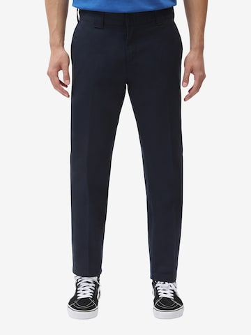 DICKIES Regular Trousers with creases '872' in Blue: front