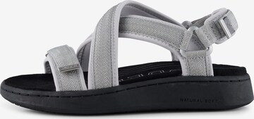 WODEN Sandals 'X Line' in Silver