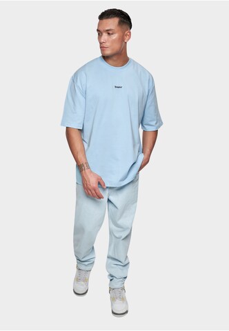 Dropsize T-shirt i blå