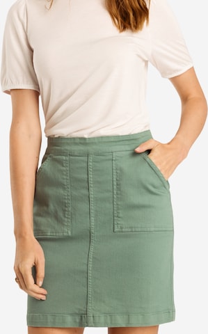 WEARABLE STORIES Rok 'Bo' in Groen: voorkant