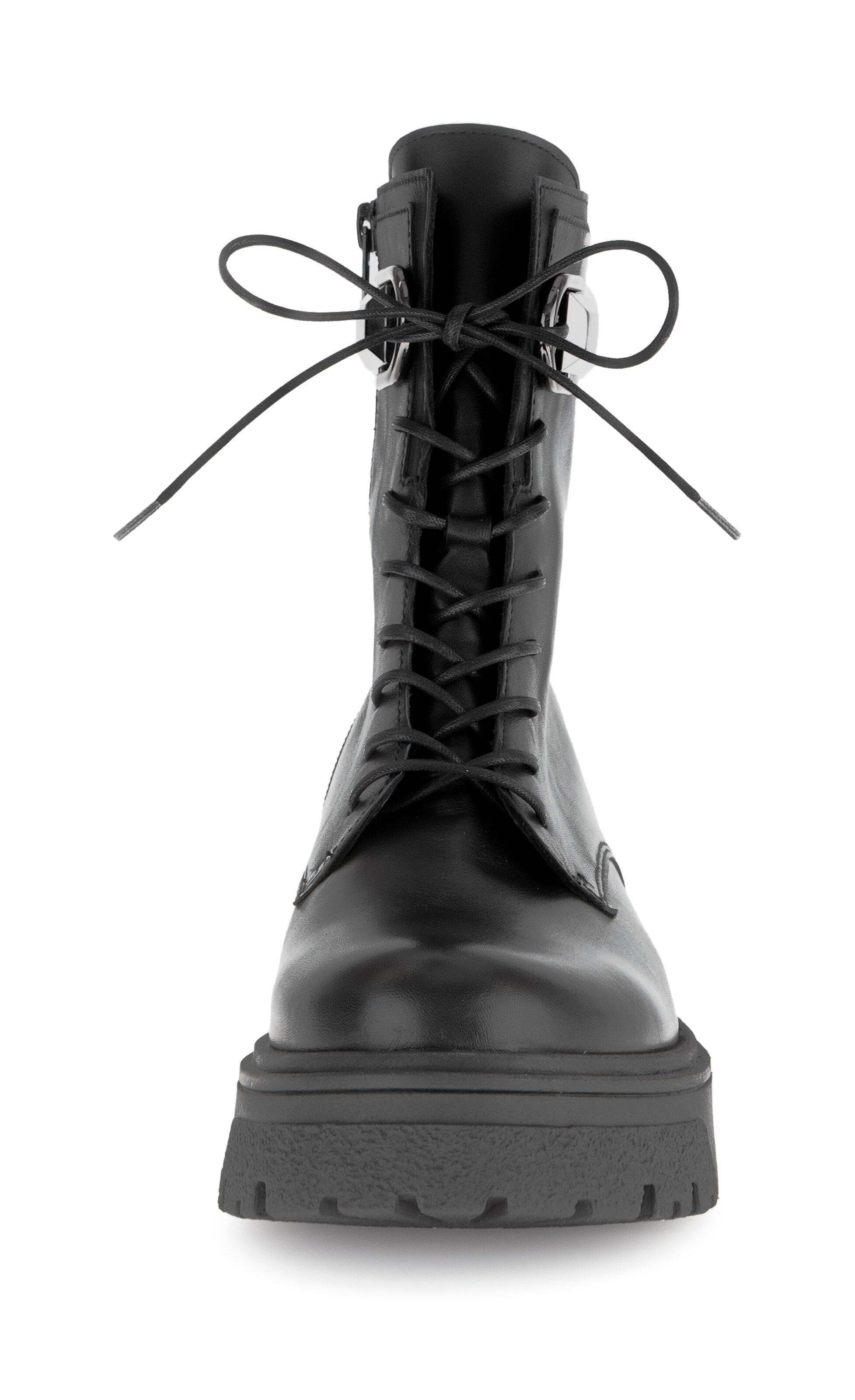 GABOR Šnurovacie členkové čižmy - Čierna