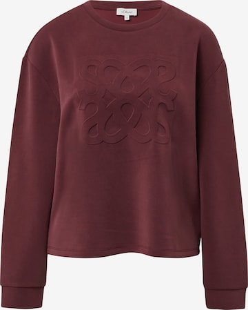 s.Oliver Sweatshirt in Rood: voorkant