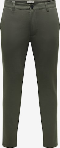 pilka Only & Sons Prigludęs „Chino“ stiliaus kelnės 'ONSMark': priekis