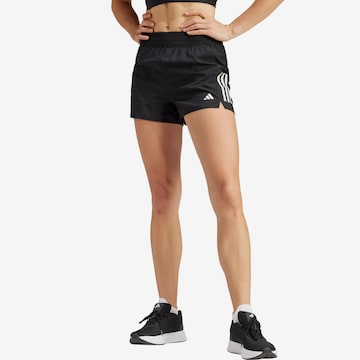 ADIDAS PERFORMANCE Regular Urheiluhousut 'Own the Run' värissä musta: etupuoli