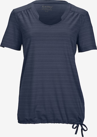 KILLTEC Performance Shirt in Blue: front
