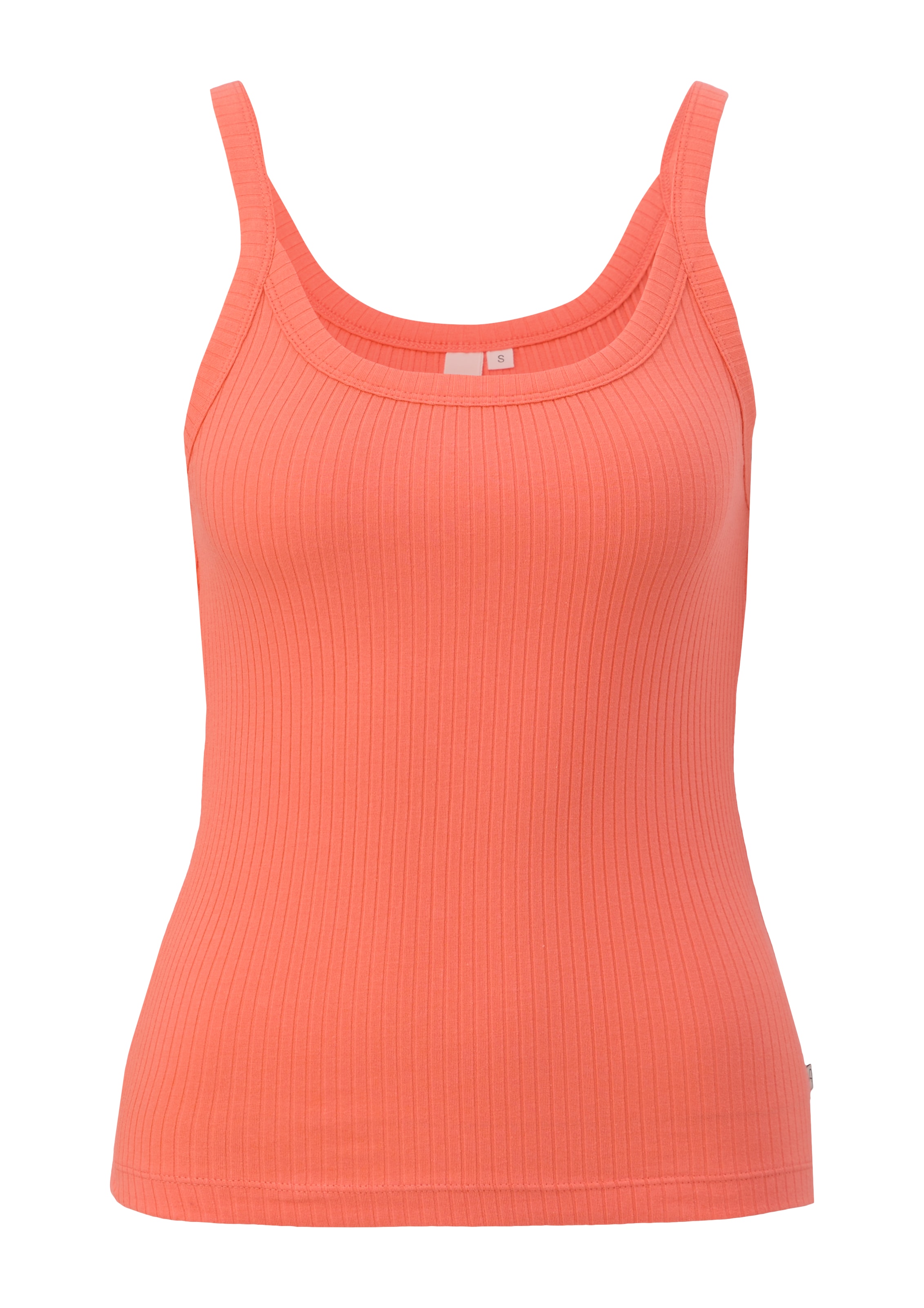 QS Top in Orange: Vorderseite