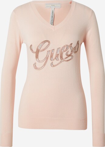 GUESS Sweater 'MYLA' in Pink: front