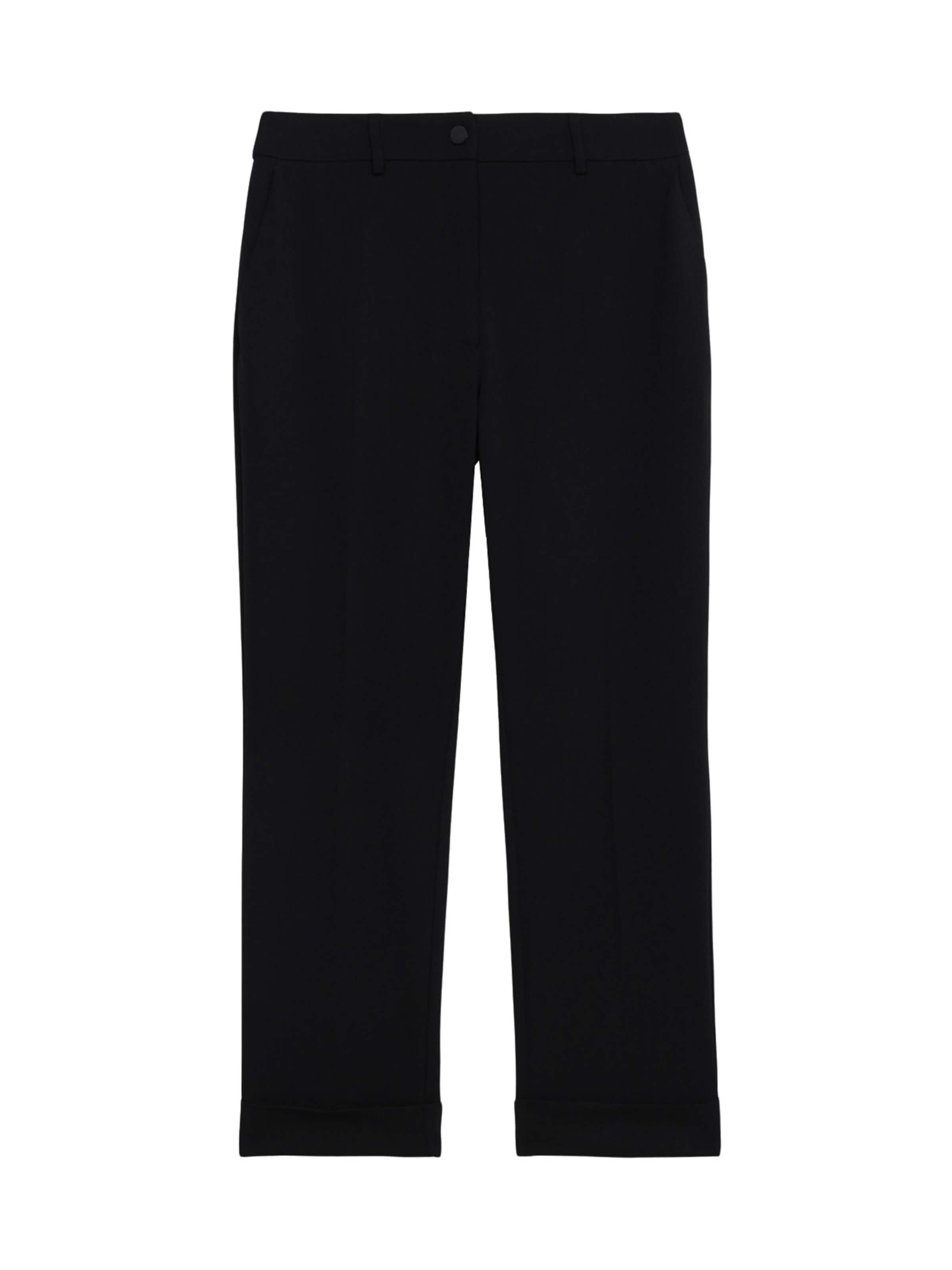 regular Pantaloni di oltre in nero: frontale