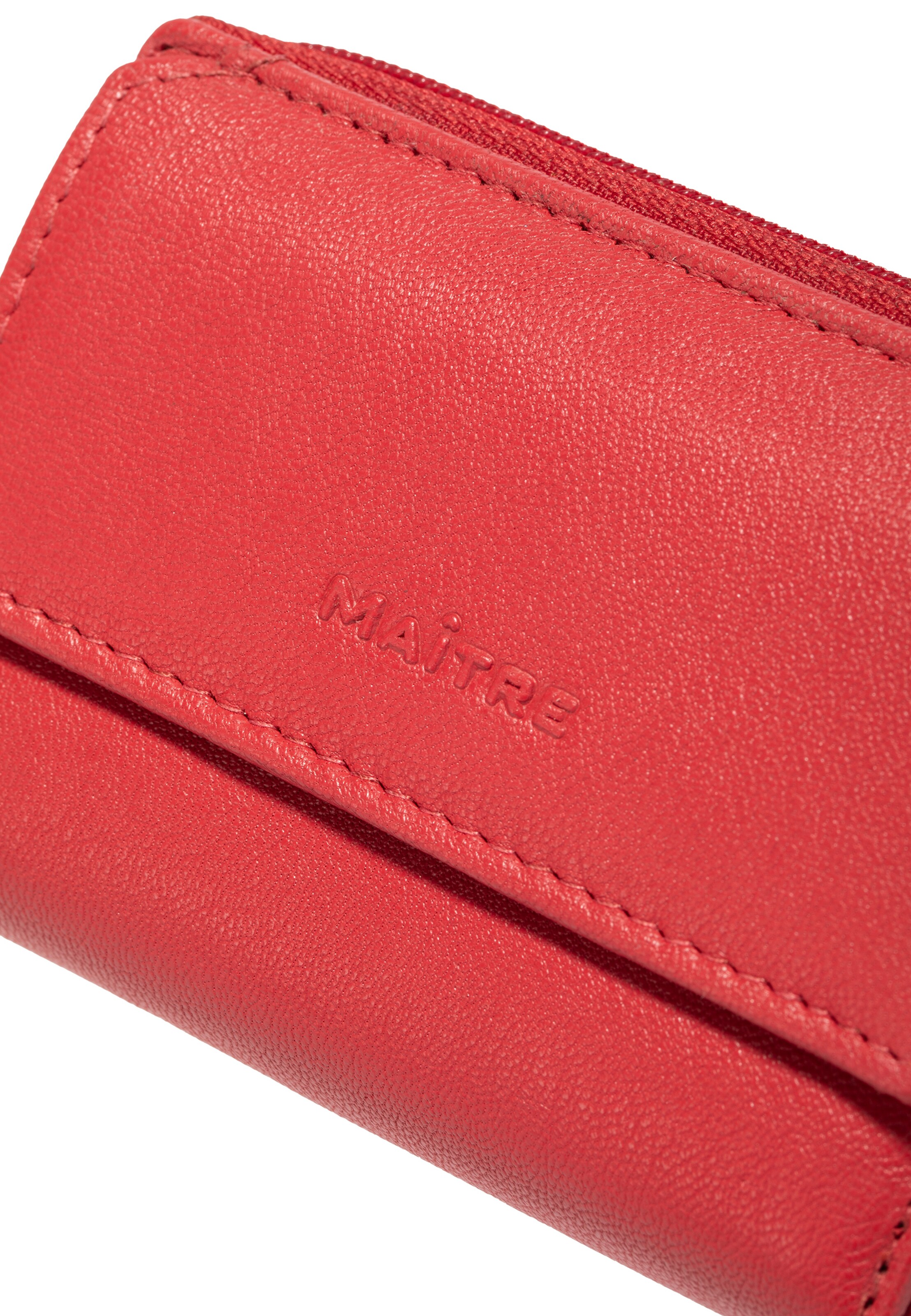 Maître Portemonnee 'Bromley Adobar' in Rood