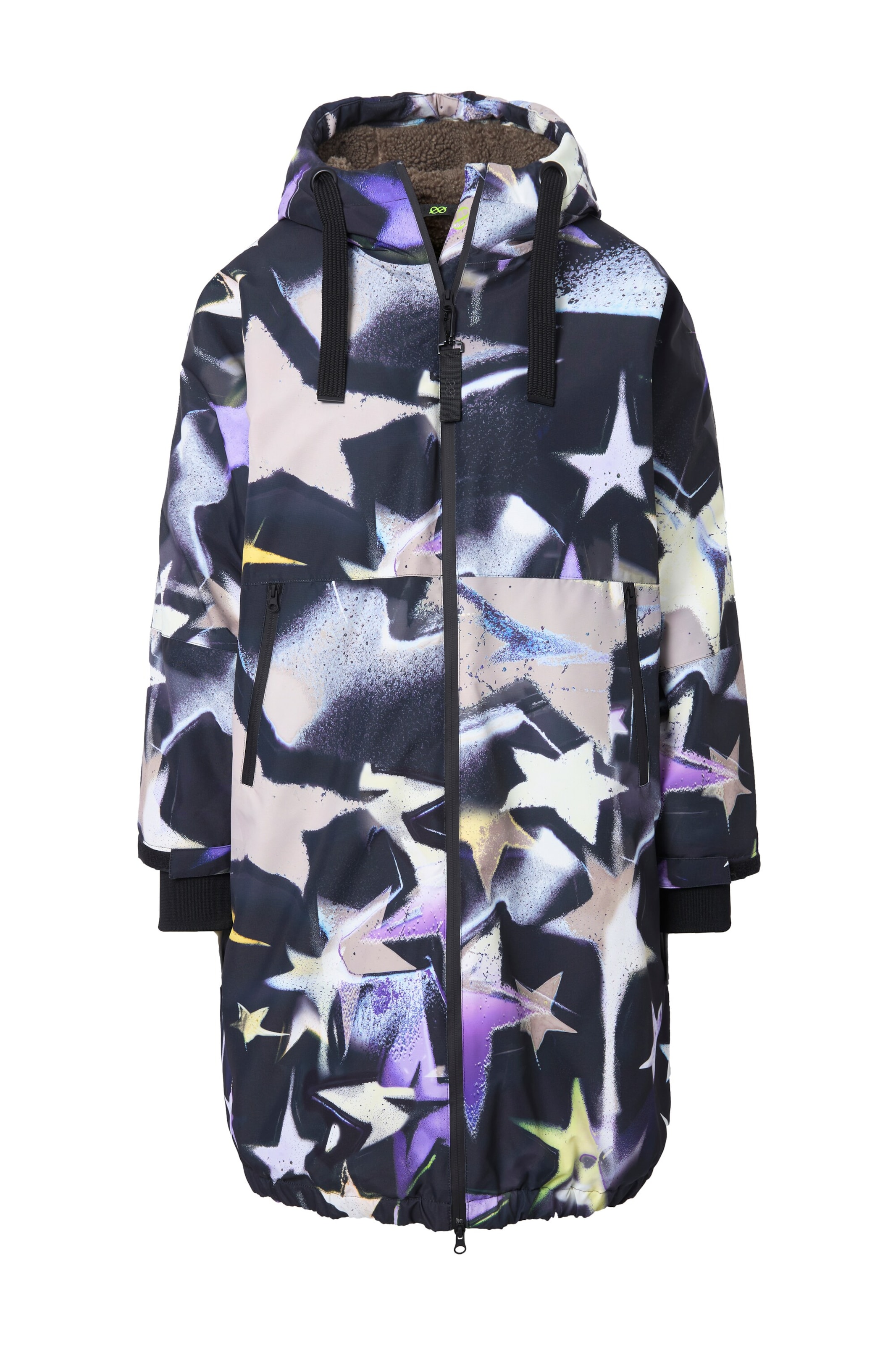 LAURASØN Outdoormantel in Blau: Vorderseite