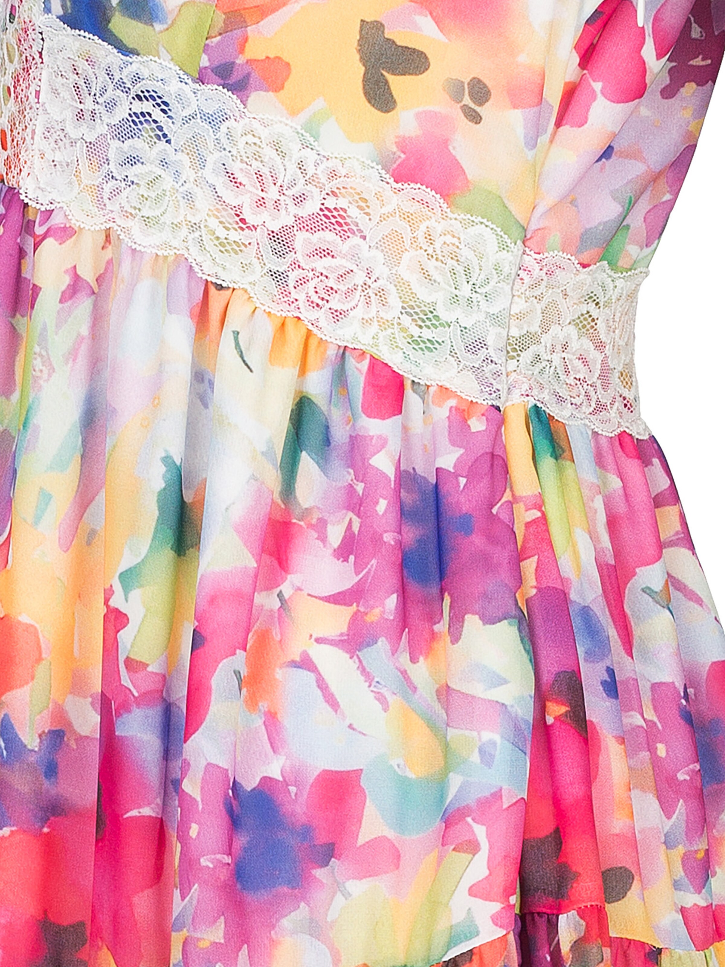 Robe d’été 'Yasmina' Dine'n'Dance en mélange de couleurs