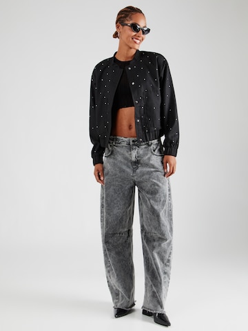 PIECES Between-Season Jacket 'RINNIE' in Black