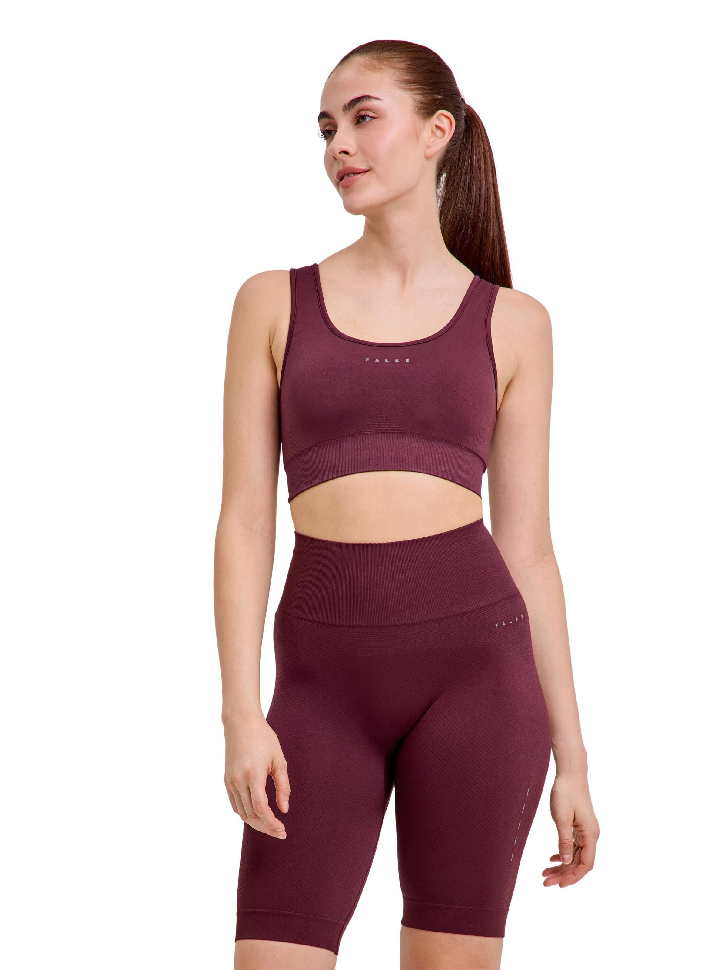 FALKE Sports Bra in Red: front