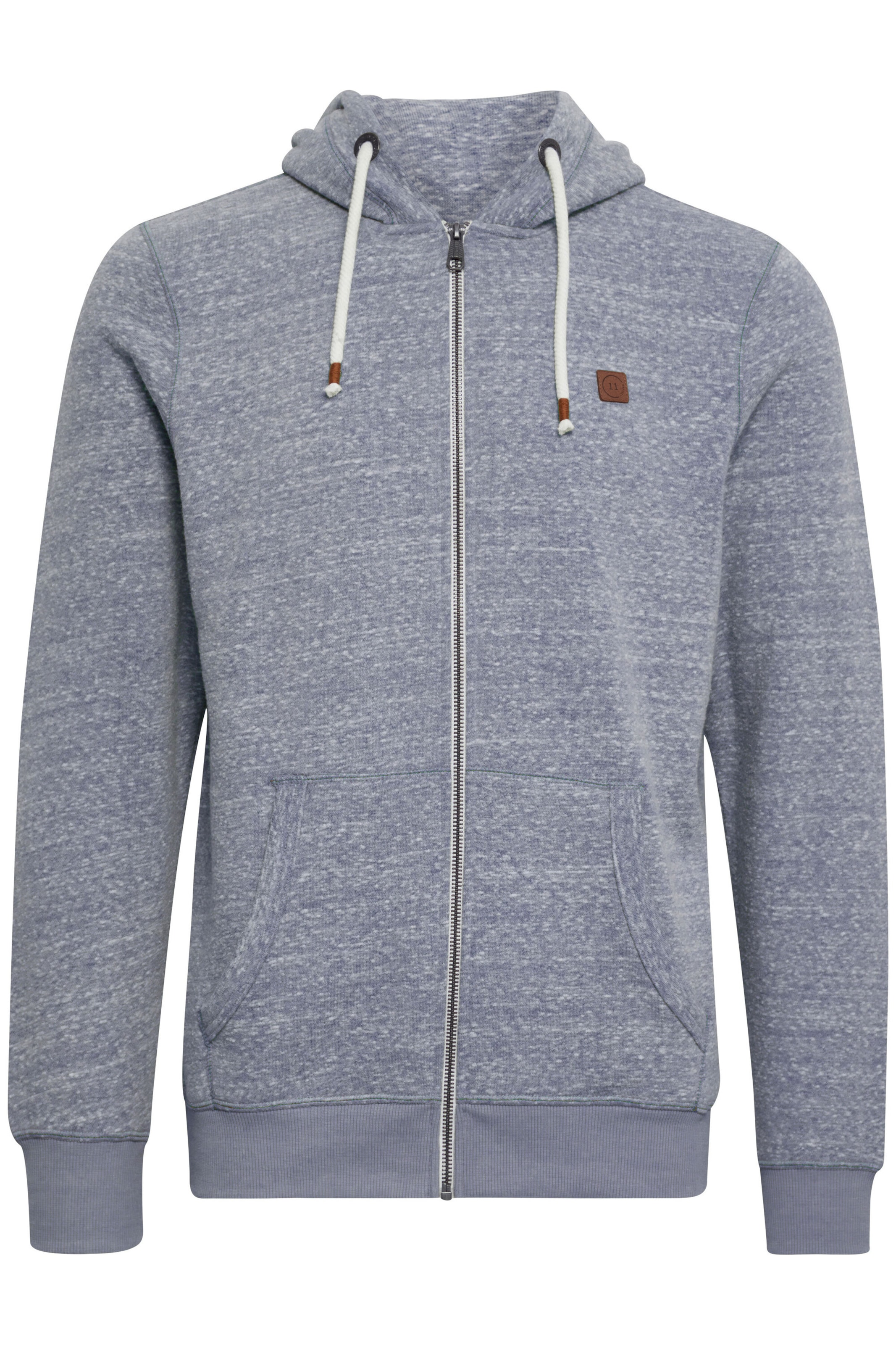 11 Project Sweatjacke "Jarne" in Blau: Vorderseite
