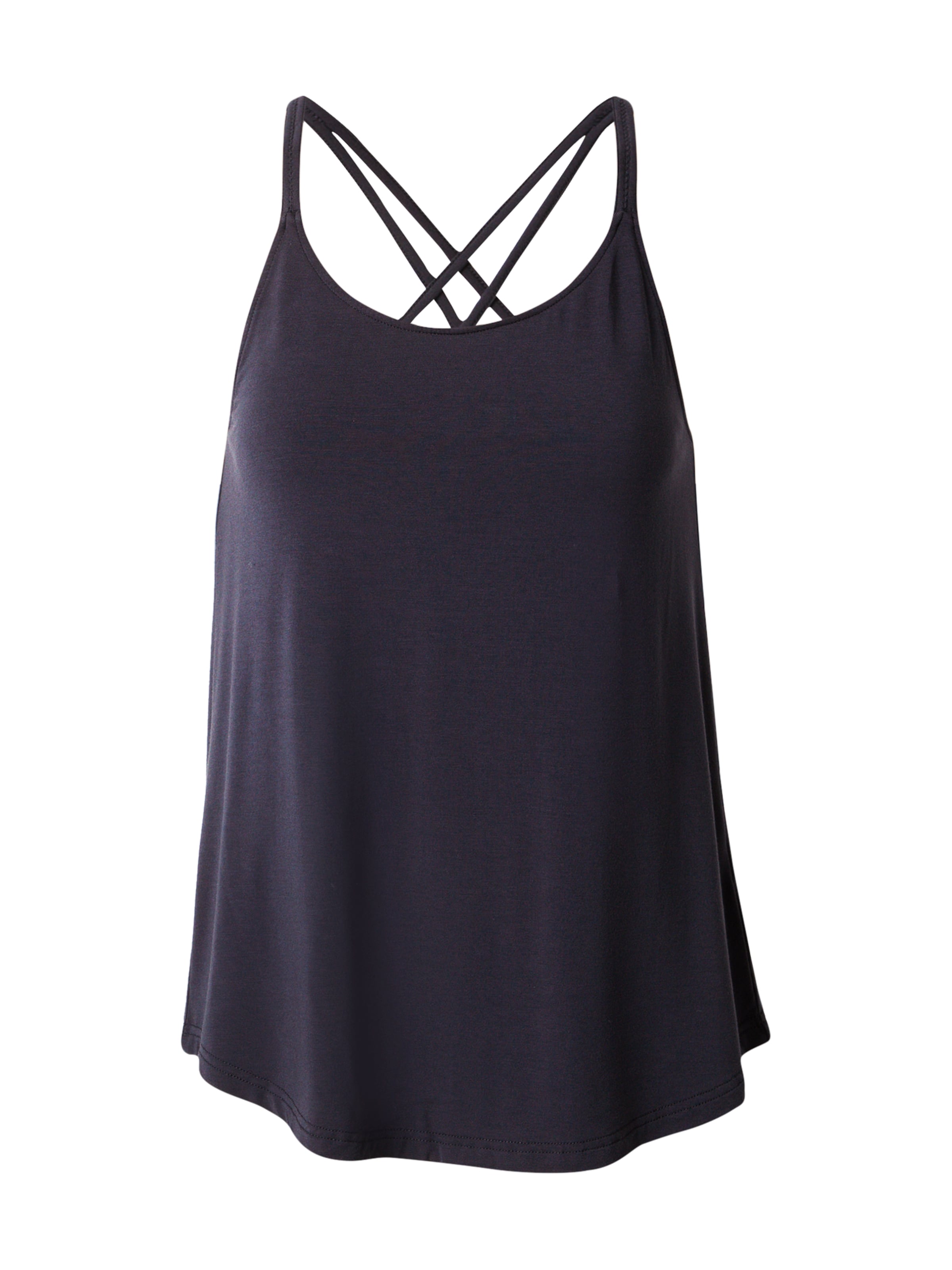 CURARE Yogawear - Top desportivo em azul: frente