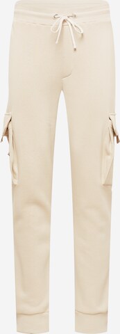 BURTON MENSWEAR LONDON Tapered Broek in Grijs: voorkant