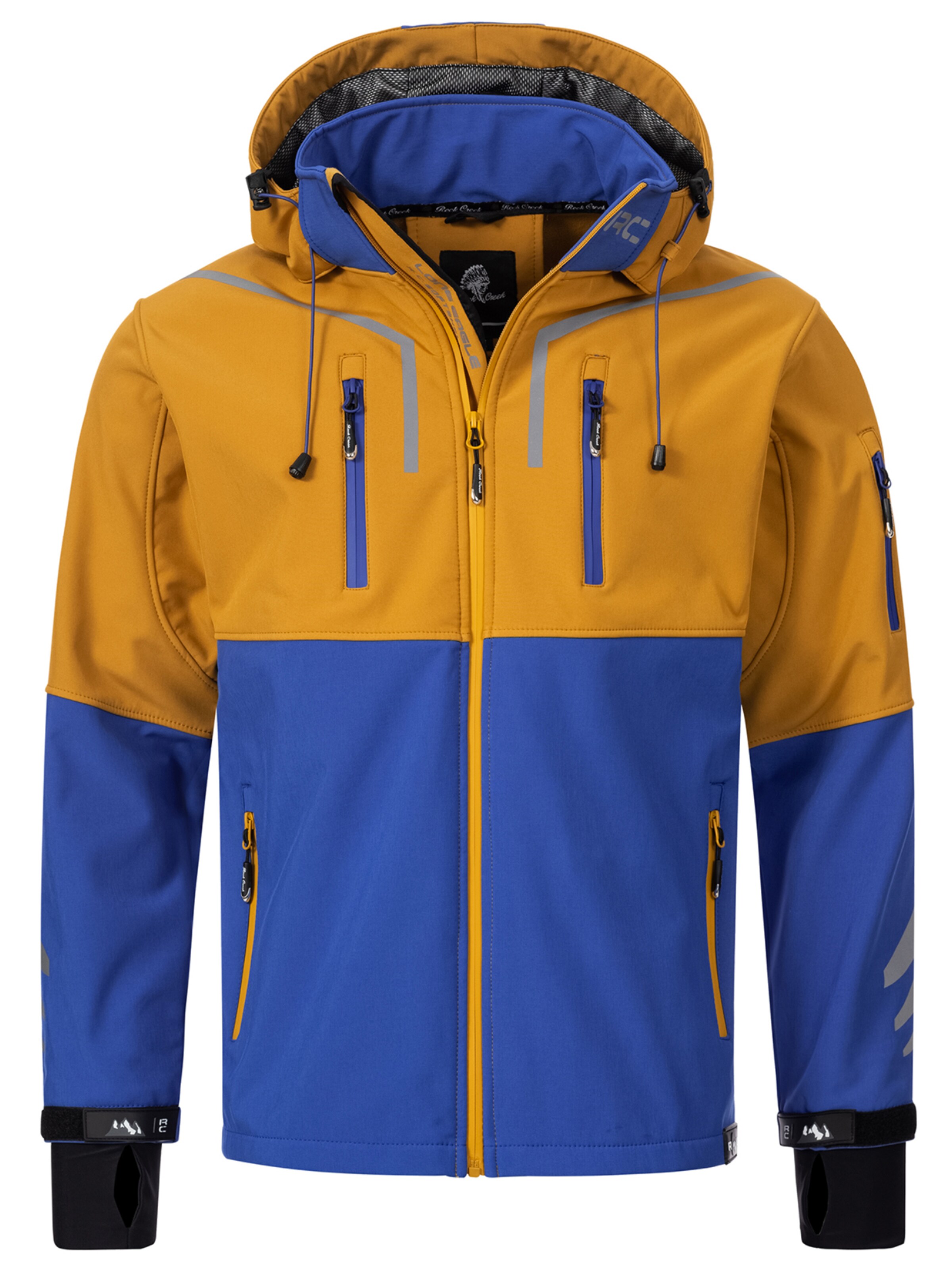 Rock Creek Outdoor jacket in Blue: front