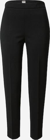 Regular Pantalon à plis 'Tilunara' BOSS Black en noir : devant