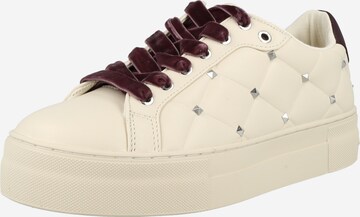 GUESS Sneakers laag 'GARMINI' in Beige: voorkant