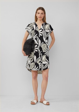 s.Oliver Blusenkleid in Schwarz