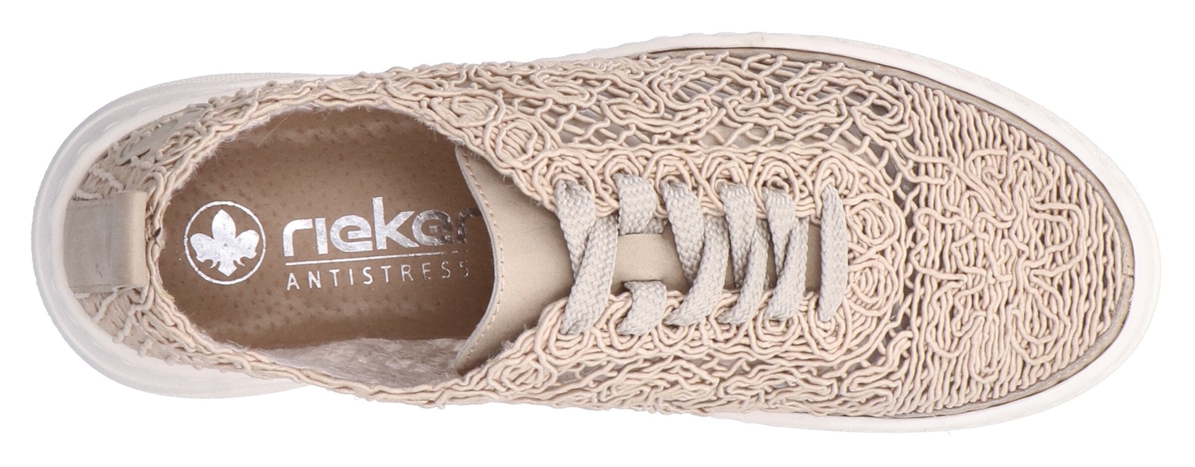 Baskets basses Rieker en beige