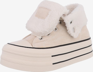 Ital-Design Sneaker in Beige: Vorderseite