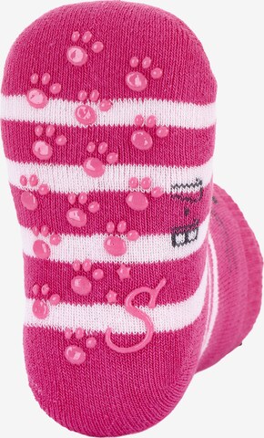 STERNTALER Socken 'Katze' in Pink