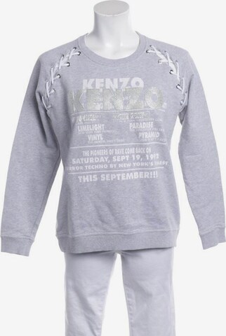 KENZO Sweatshirt & Zip-Up Hoodie in S in Grey: front