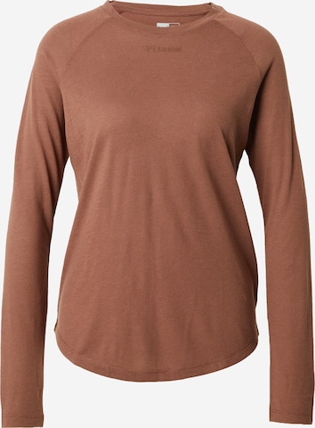 Hummel Performance Shirt 'VANJA' in Brown: front