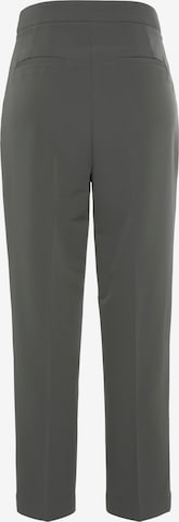 Regular Pantalon à plis LASCANA en gris