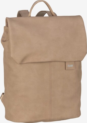 ZWEI Backpack 'Mademoiselle' in Beige: front