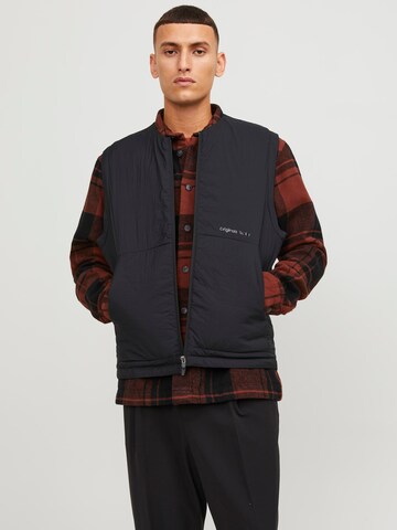 Gilet 'Vesterbro' JACK & JONES en noir : devant