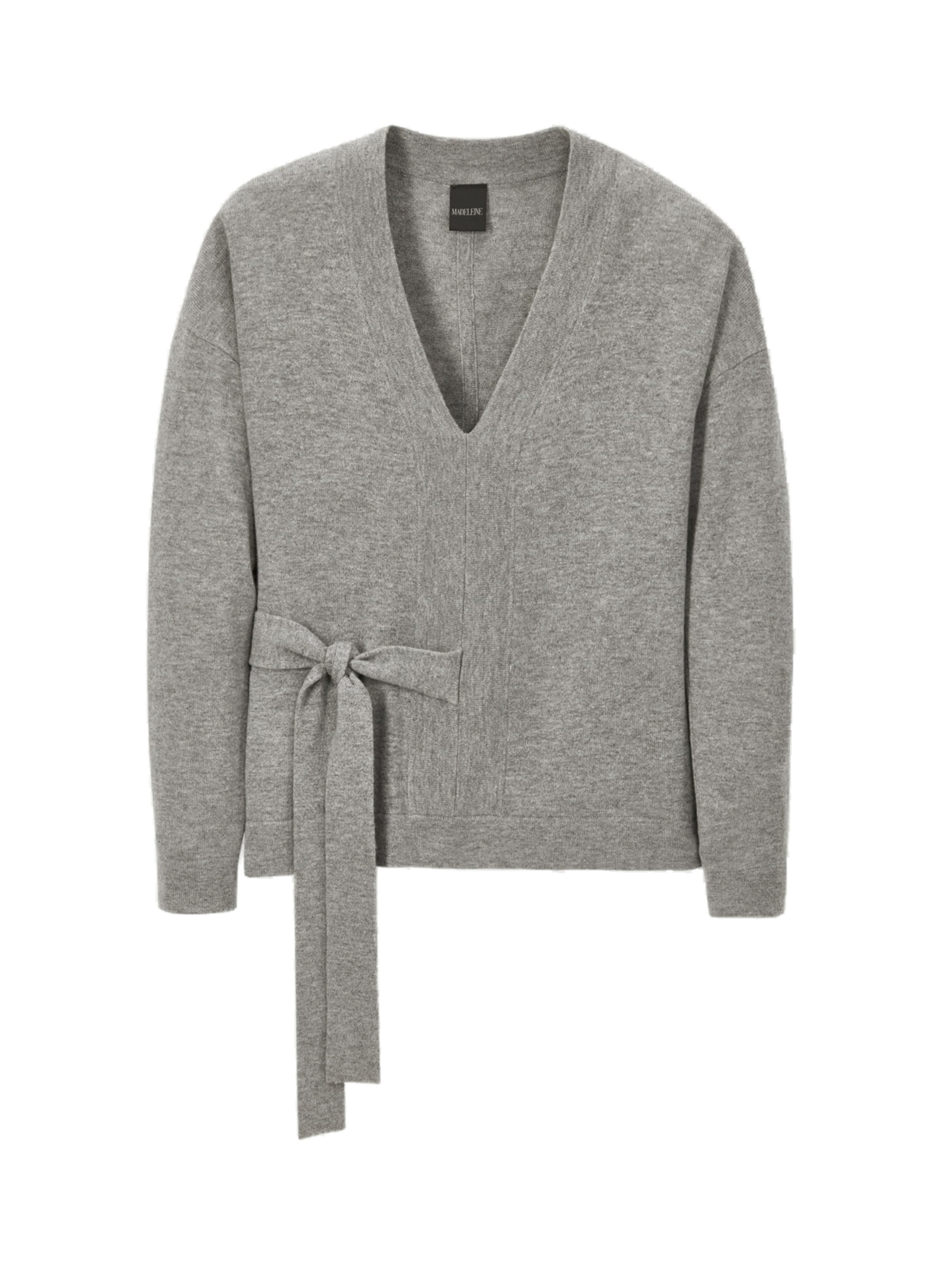 MADELEINE Trui in Grijs: voorkant