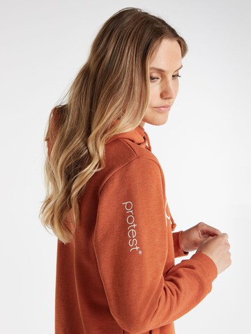 PROTEST Sweater 'CLASSIC LOGO HOODY' in Brown